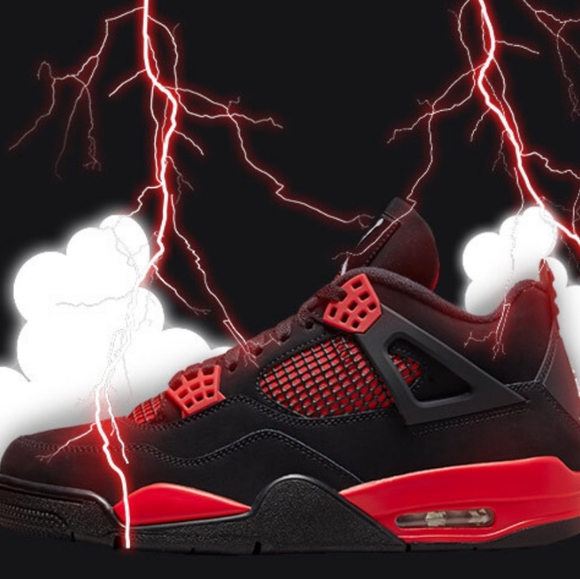 Nike air Jordan 4 retro mid red thunder - Picture 3 of 10
